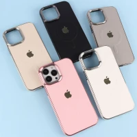 قاب چرمی مگ سیف آیفون iPhone 13 Pro Max دور لنز براق