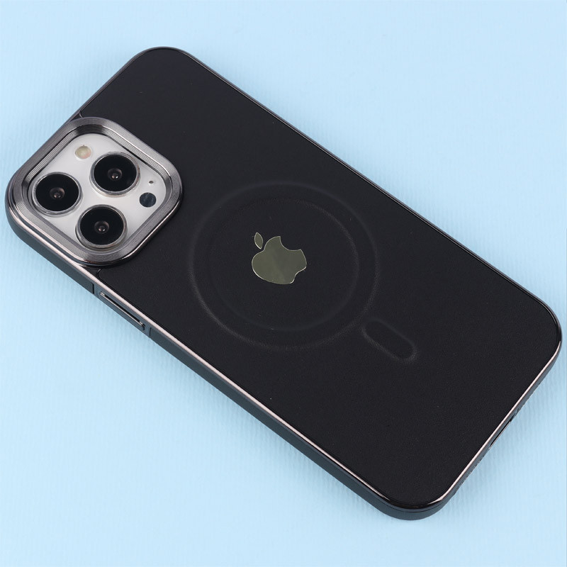 قاب چرمی مگ سیف آیفون iPhone 13 Pro Max دور لنز براق