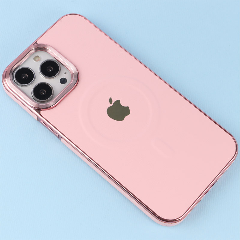 قاب چرمی مگ سیف آیفون iPhone 13 Pro Max دور لنز براق