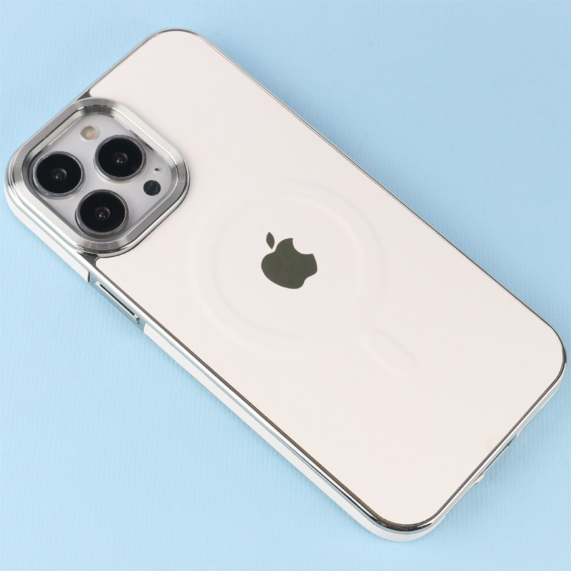 قاب چرمی مگ سیف آیفون iPhone 13 Pro Max دور لنز براق