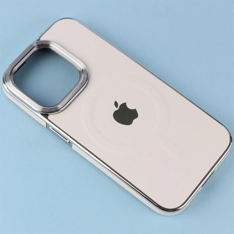 قاب چرمی مگ سیف آیفون iPhone 15 Pro دور لنز براق