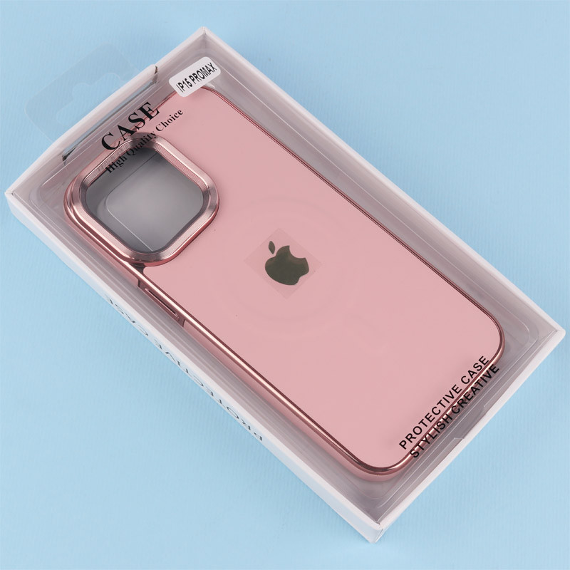 قاب چرمی مگ سیف آیفون iPhone 15 Pro Max دور لنز براق