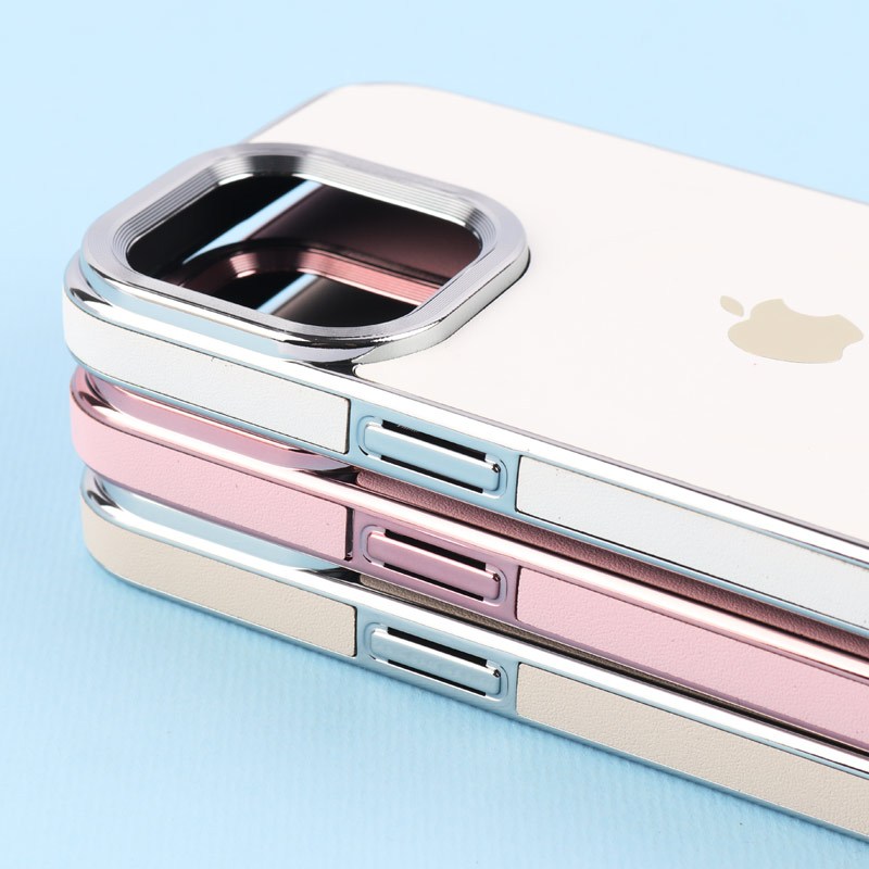 قاب چرمی مگ سیف آیفون iPhone 15 Pro Max دور لنز براق