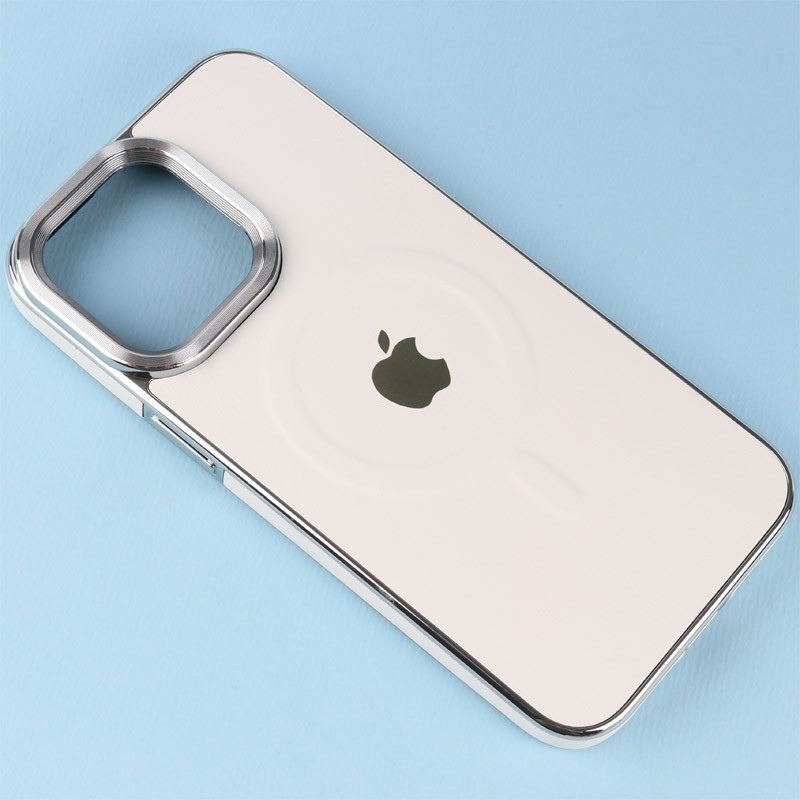قاب چرمی مگ سیف آیفون iPhone 15 Pro Max دور لنز براق