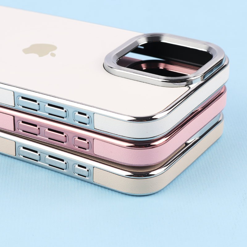 قاب چرمی مگ سیف آیفون iPhone 15 Pro Max دور لنز براق