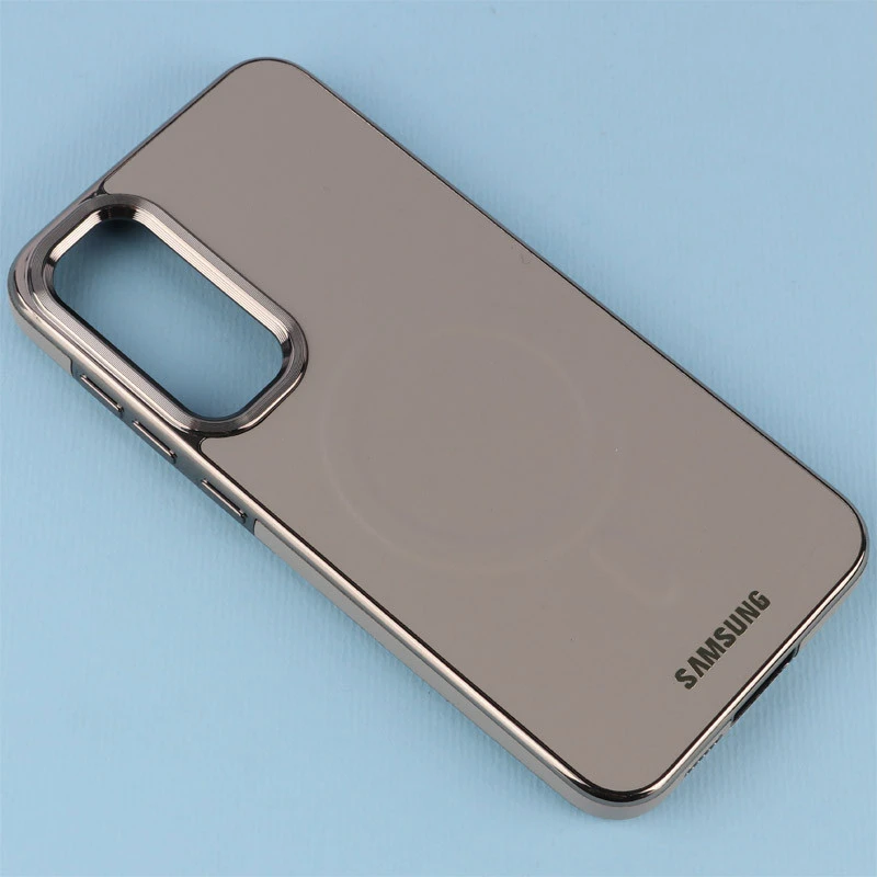 قاب چرمی مگ سیف سامسونگ Galaxy S23 FE 5G دور لنز براق