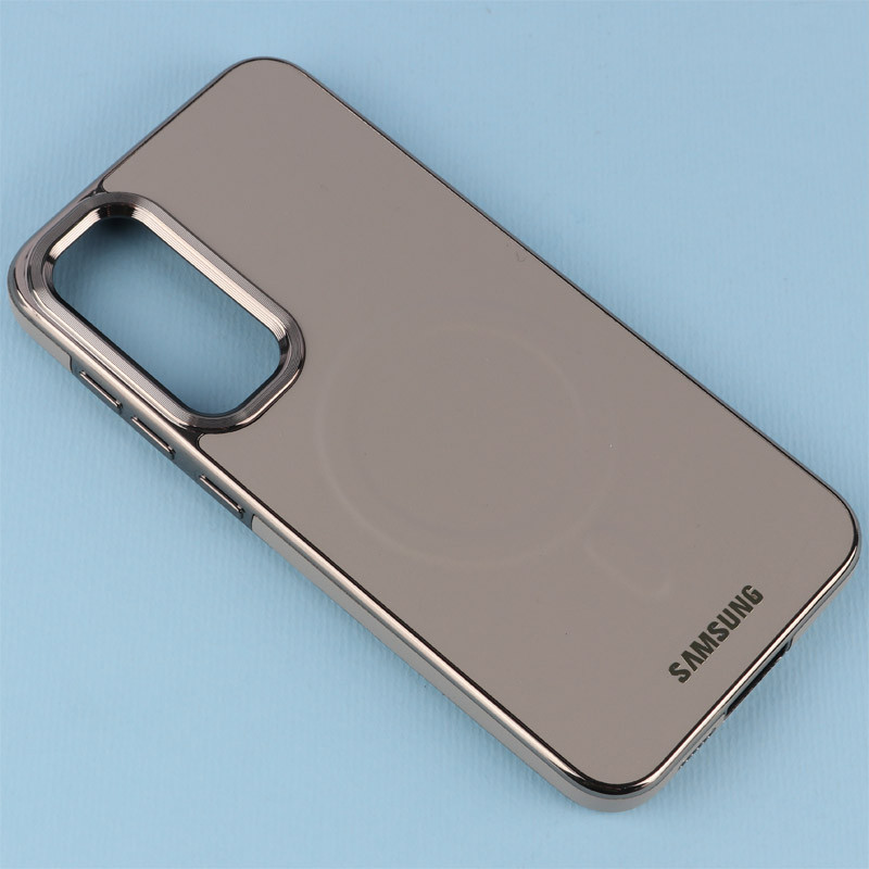 قاب چرمی مگ سیف سامسونگ Galaxy S23 FE 5G دور لنز براق