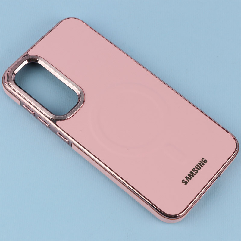 قاب چرمی مگ سیف سامسونگ Galaxy S23 FE 5G دور لنز براق