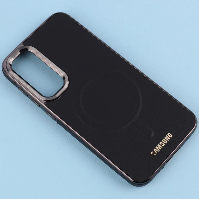 قاب چرمی مگ سیف سامسونگ Galaxy S23 FE 5G دور لنز براق