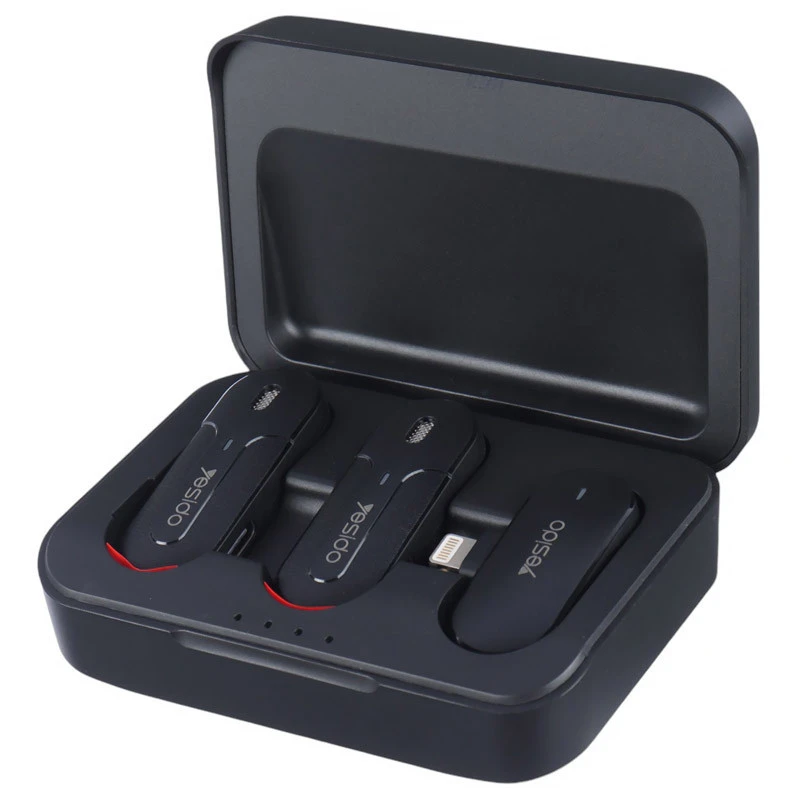 میکروفون یقه ای بی سیم Yesido KR16 Lightning