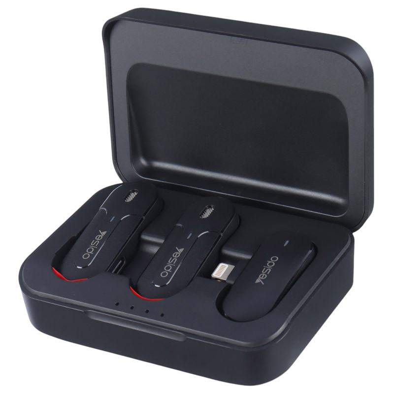 میکروفون یقه ای بی سیم Yesido KR16 Lightning