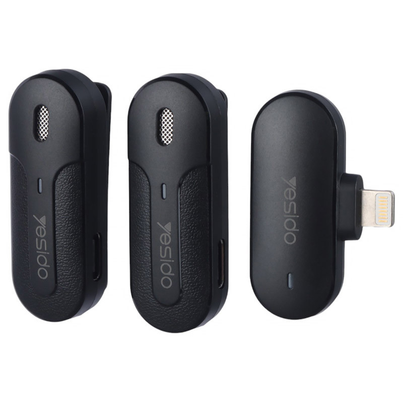 میکروفون یقه ای بی سیم Yesido KR16 Lightning