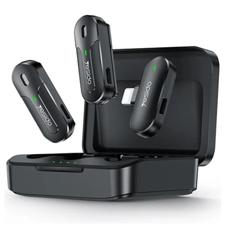 میکروفون یقه ای بی سیم Yesido KR16 Lightning