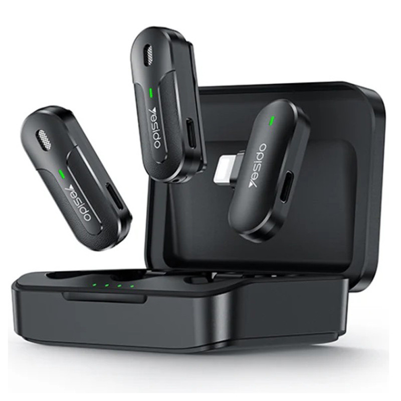 میکروفون یقه ای بی سیم Yesido KR16 Lightning