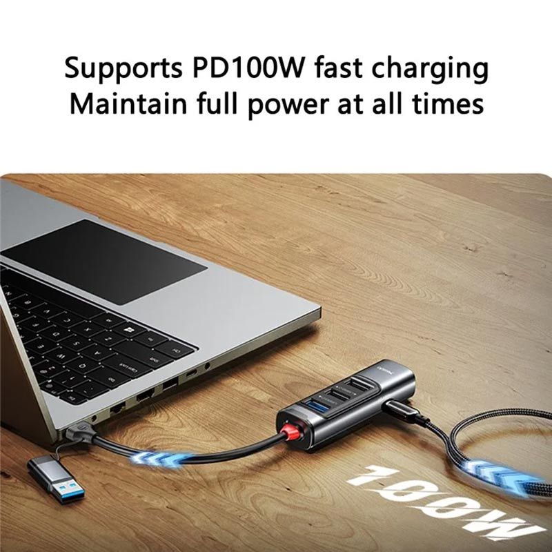 هاب 5 پورت Type-C /USB یسیدو HB20