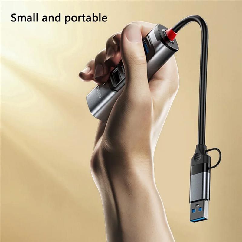 هاب 5 پورت Type-C /USB یسیدو HB20