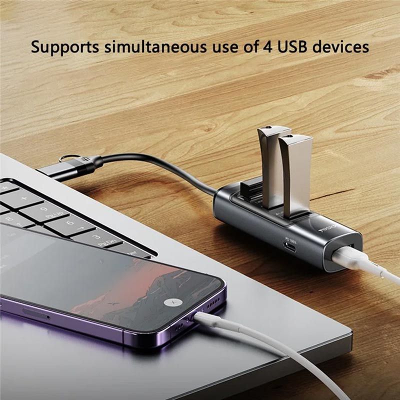 هاب 5 پورت Type-C /USB یسیدو HB20