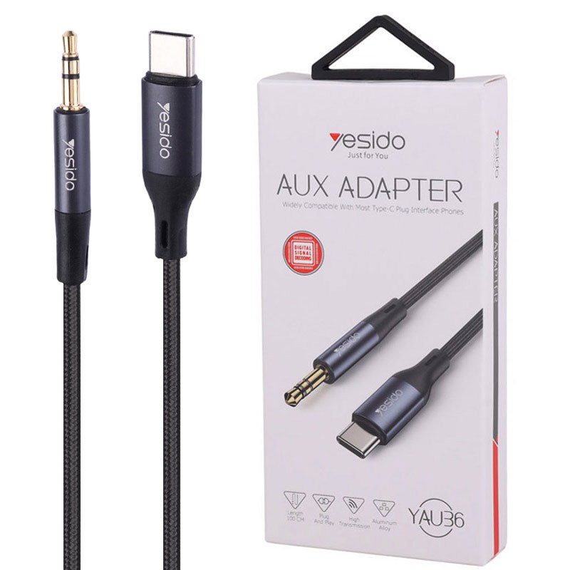 کابل تبدیل Yesido YAU36 Type-C To AUX 1m