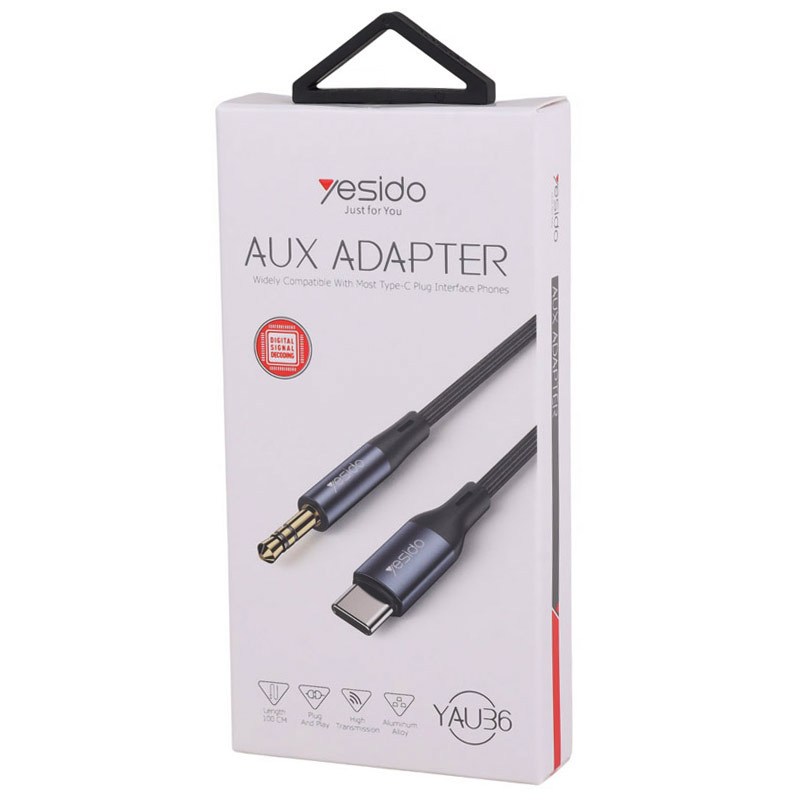 کابل تبدیل Yesido YAU36 Type-C To AUX 1m