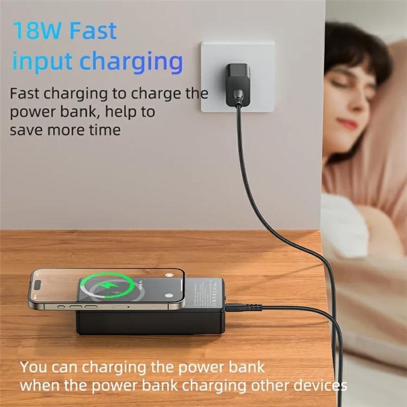 پاور بانک بی سیم فست شارژ یسیدو YP58 PD 22.5W ظرفیت 20000 میلی آمپر ساعت