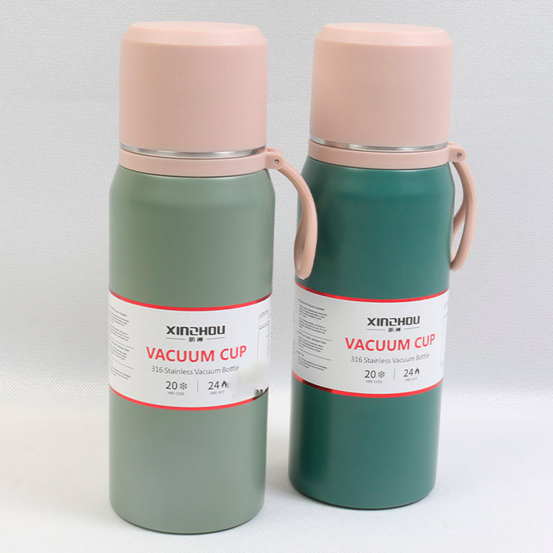 فلاسک بند سیلیکونی لیوان دار 500ml