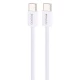 کابل تبدیل فست شارژ Yesido CA163 Type-C to Type-C PD 60W 1.2m