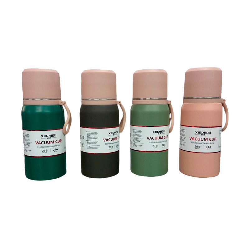 فلاسک بند سیلیکونی لیوان دار 350ml