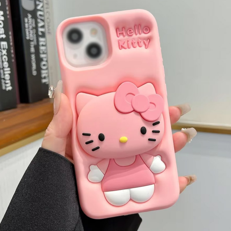 قاب گوشی آیفون Hello Kitty سیلیکونی مدل آیفون 11