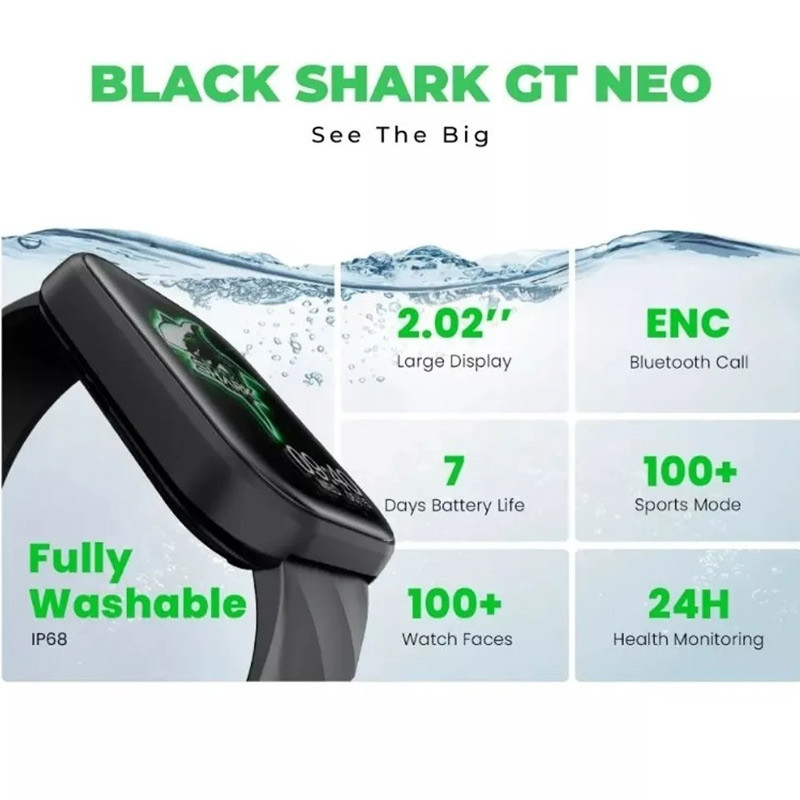 ساعت هوشمند بلک شارک Black Shark GT Neo