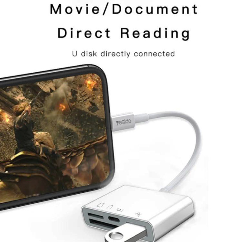 هاب 5 پورت Lightning یسیدو GS12