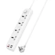 چند راهی 4 خانه برق یسیدو MC18 با کابل 2 متری + شارژر USB و Type-C