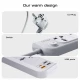 چند راهی 4 خانه برق یسیدو MC18 با کابل 2 متری + شارژر USB و Type-C