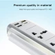 چند راهی 4 خانه برق یسیدو MC18 با کابل 2 متری + شارژر USB و Type-C