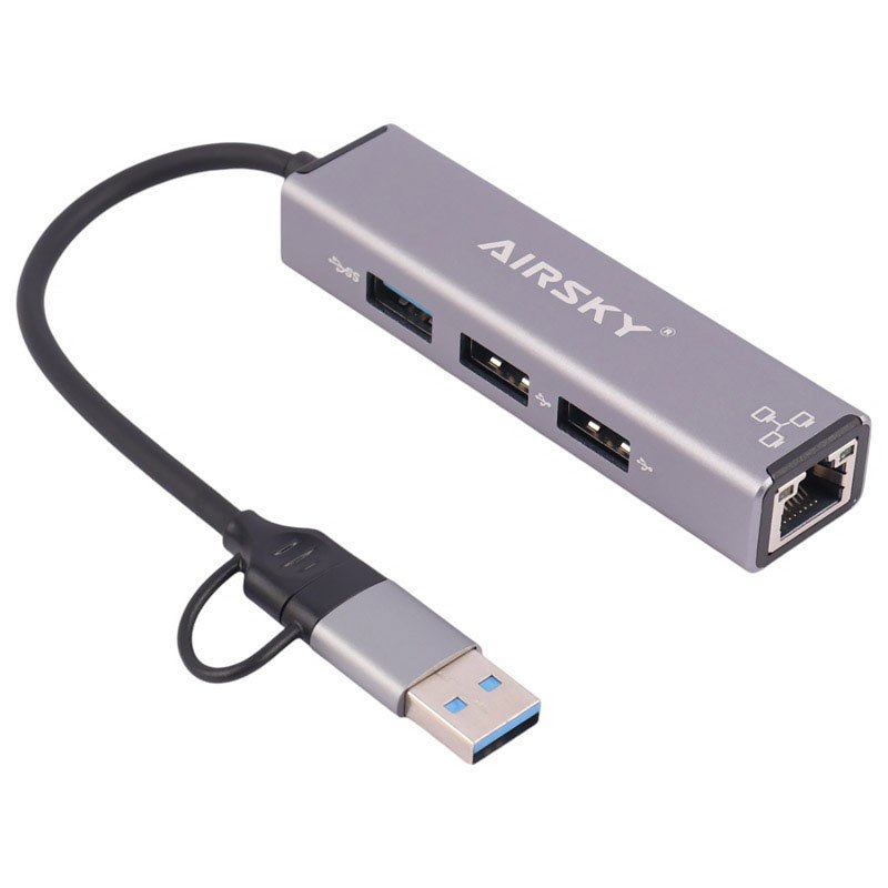 هاب 4 پورت Type-C /USB آیفورتک Airsky HC-78