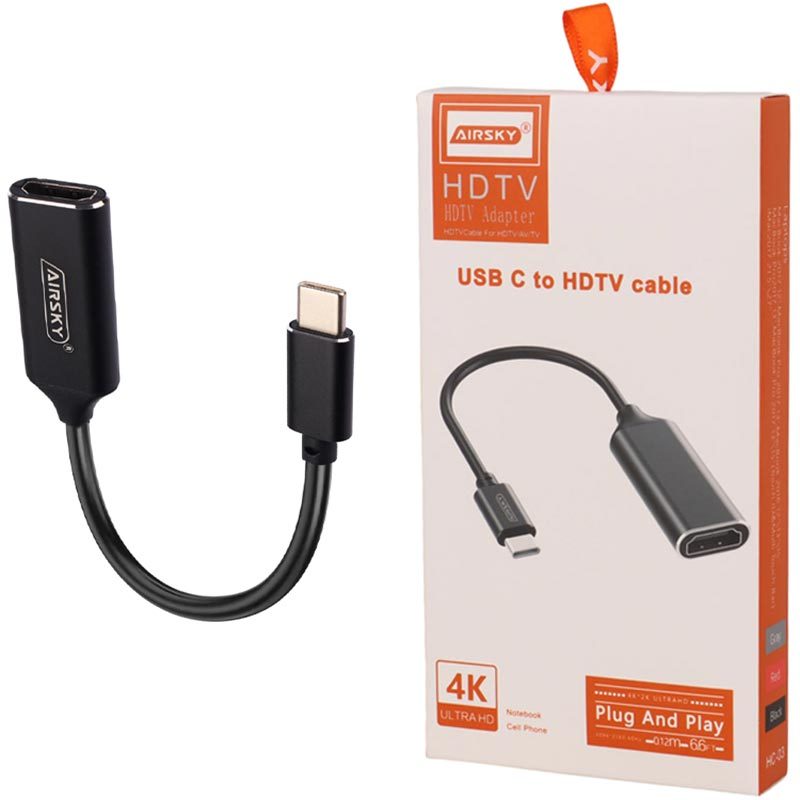 تبدیل Type-C به HDMI آیفورتک Airsky HC-03