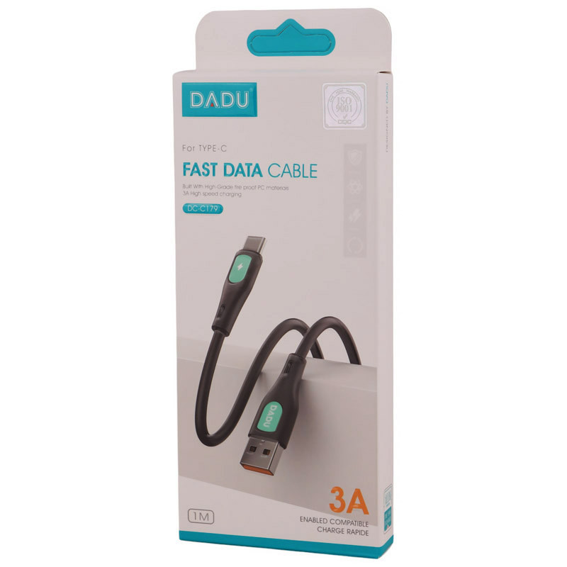 کابل تایپ سی فست شارژ Dadu DC-C179 3A 1m