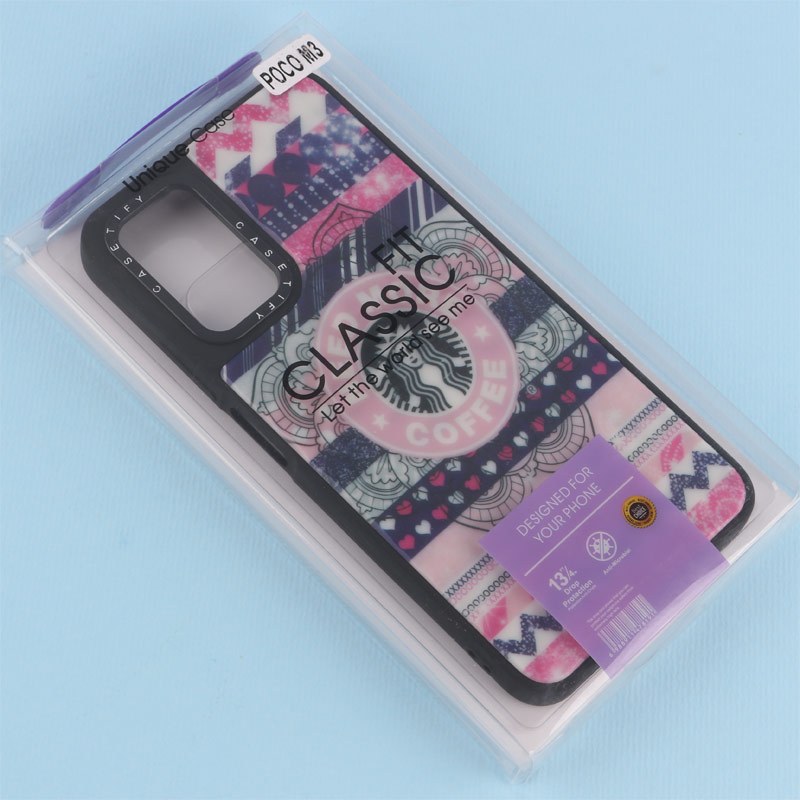 قاب موج آدامسی طرح دار Casetify شیائومی Poco M3