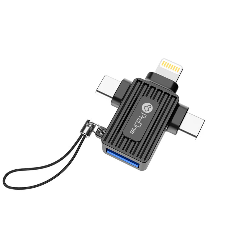 تبدیل ProOne PCO10 OTG USB To MicroUSB / Lightning / Type-C