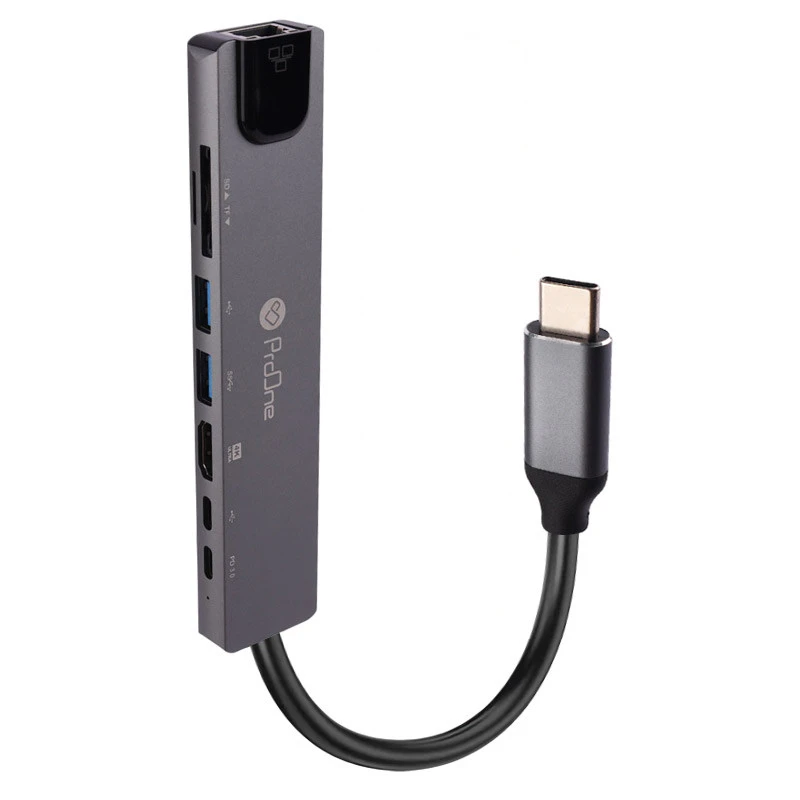 هاب 8 پورت Type-C پرووان PHU595