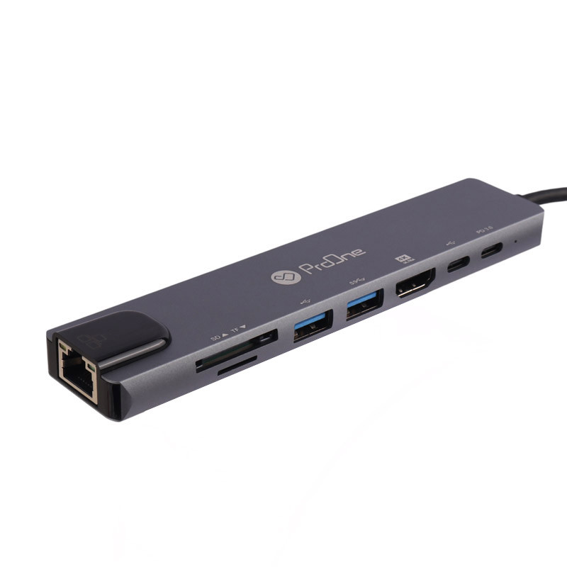 هاب و رم ریدر ProOne PHU595 Type-C To USB2.0/USB3.0/HDMI/RJ45/SD/Micro SD/Type-C PD