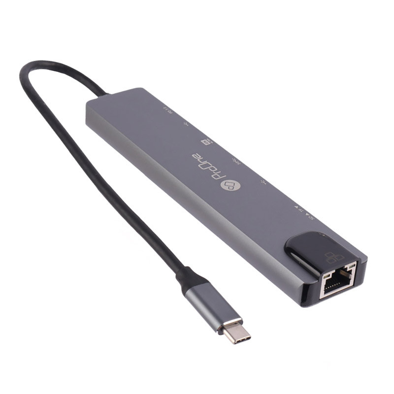 هاب و رم ریدر ProOne PHU595 Type-C To USB2.0/USB3.0/HDMI/RJ45/SD/Micro SD/Type-C PD