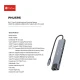 هاب 8 پورت Type-C پرووان PHU595