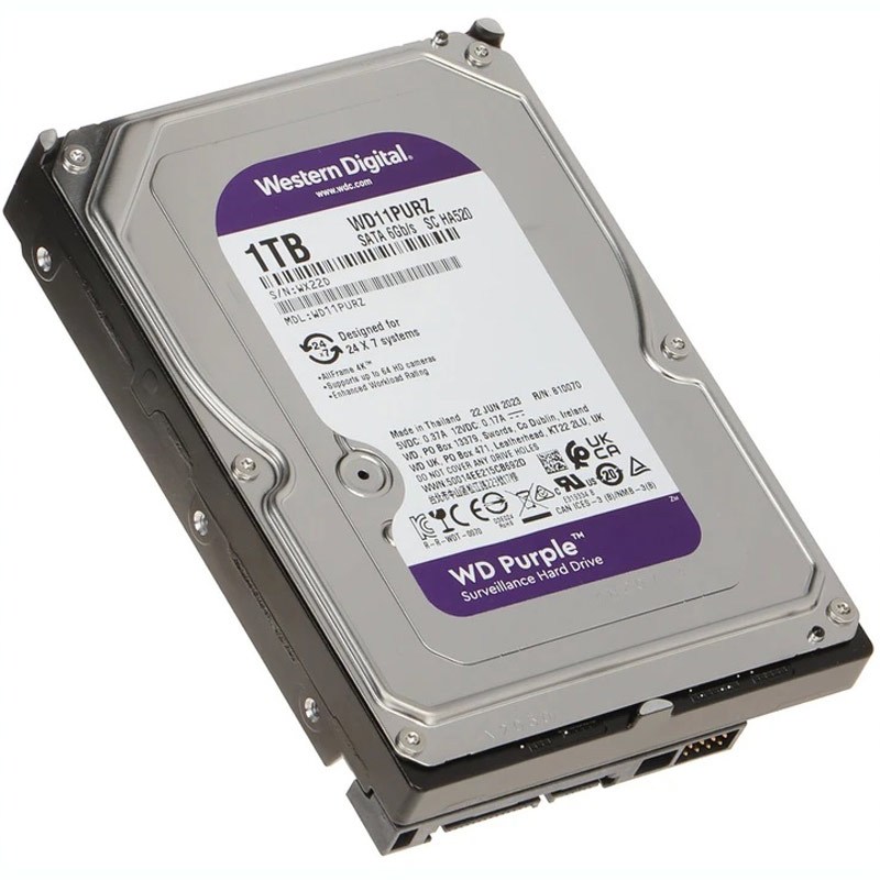 هارد اینترنال وسترن دیجیتال Western Digital Purple 1TB WD11PURZ