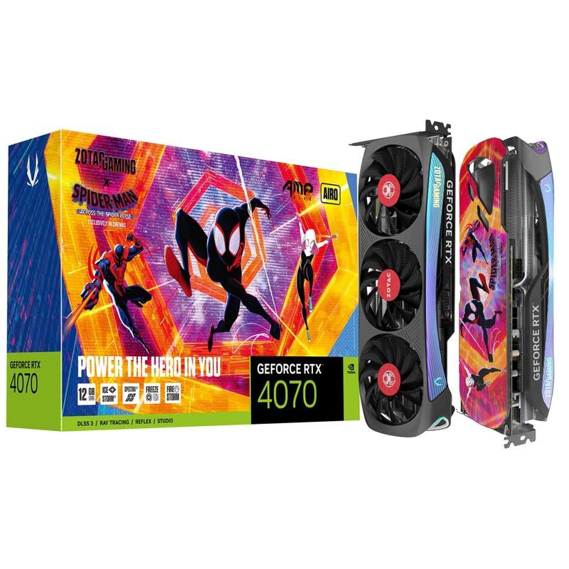 کارت گرافیک Zotac Gaming GeForce RTX 4070 AMP AIRO 12GB GDDR6X 192Bit