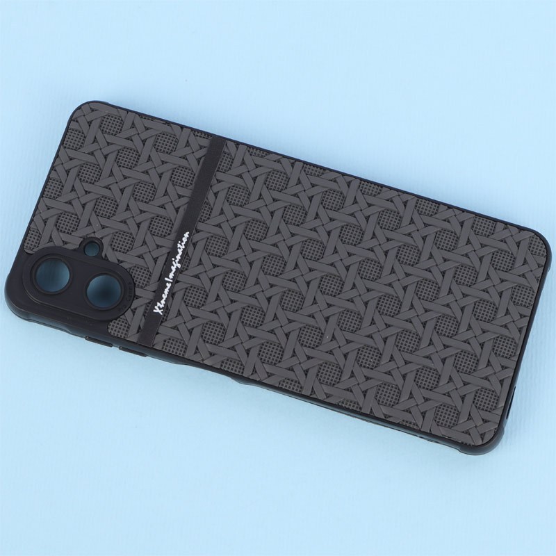 قاب ژله ای سامسونگ Galaxy A06 طرح حصیری محافظ لنزدار Pro Camera