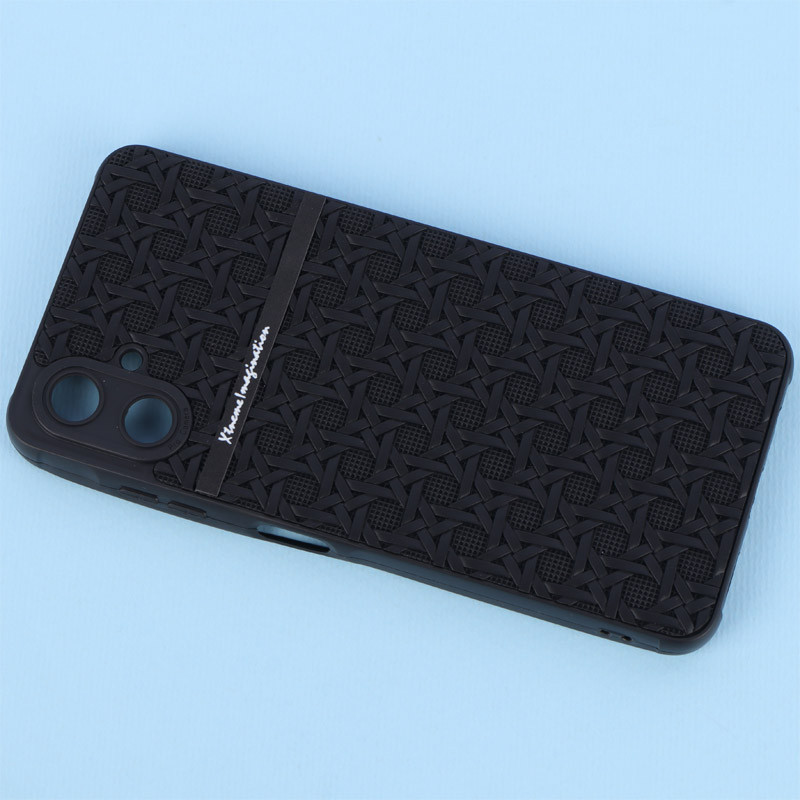 قاب ژله ای سامسونگ Galaxy A06 طرح حصیری محافظ لنزدار Pro Camera