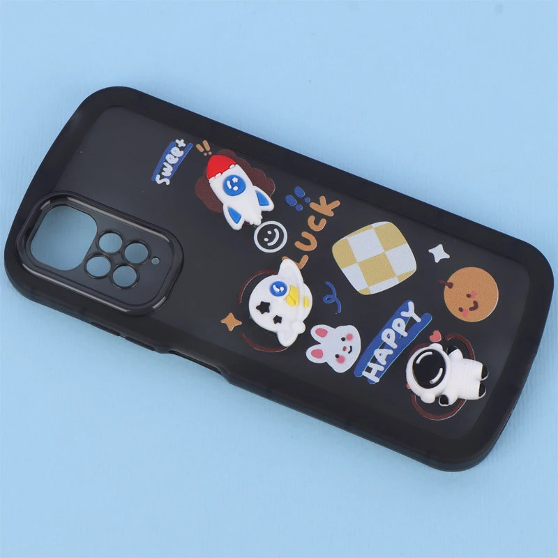 قاب Fashion Case شیائومی Redmi Note 11 / 11s عروسک برجسته محافظ لنزدار