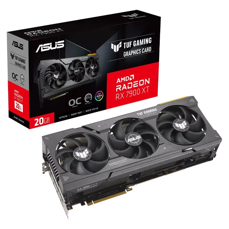 کارت گرافیک ASUS TUF Gaming Radeon RX7900 XT OC Edition 20GB GDDR6 320Bit