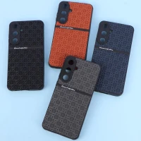 قاب ژله ای سامسونگ Galaxy S24 FE طرح حصیری محافظ لنزدار Pro Camera