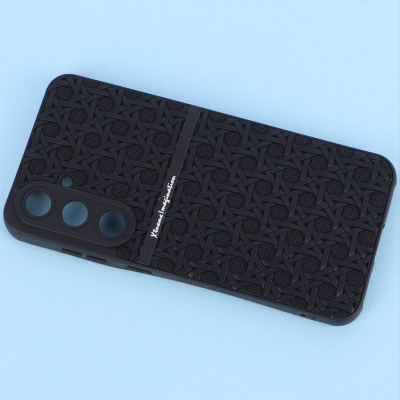 قاب ژله ای سامسونگ Galaxy S24 FE طرح حصیری محافظ لنزدار Pro Camera